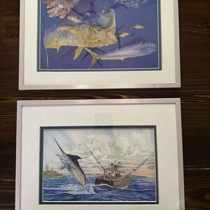 Guy Harvey Blue and Yellow Marine Art Set